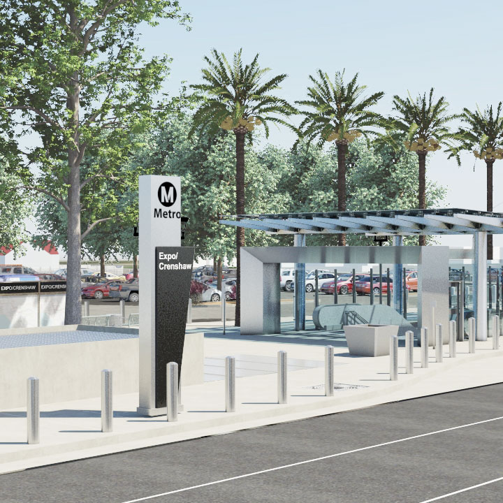 Metro Crenshaw to LAX Visualization